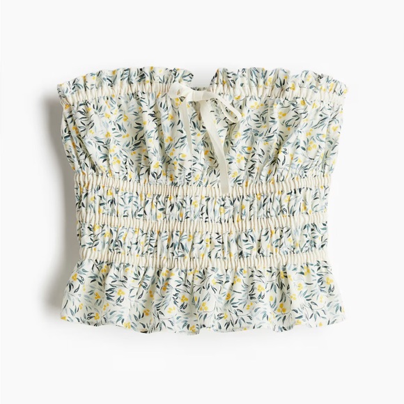 H&M Smocked Floral Top - Picture 1 of 4